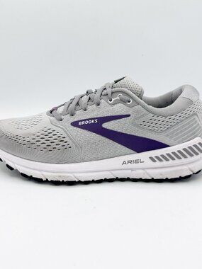 Brooks Ariel 20 Women's Size 9 Medium Gray Purple Running Walking Shoes